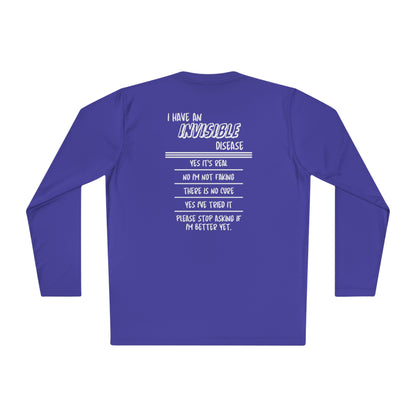 I'm An Invisible Warrior Chronic Illness Lightweight Long Sleeve Tee