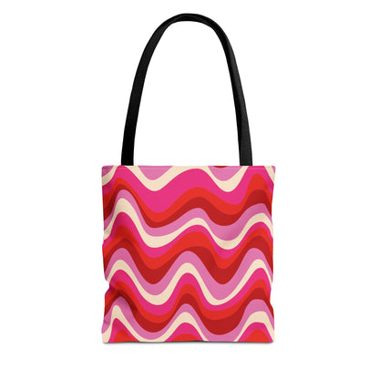 Blush Frequency Canvas Tote Bag
