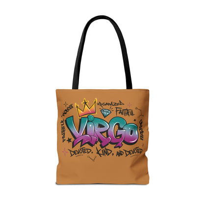 Virgo Street Art Canvas Tote Bag