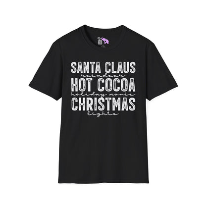 Santa Claus Hot Cocoa Chriatmas Adult T-shirt