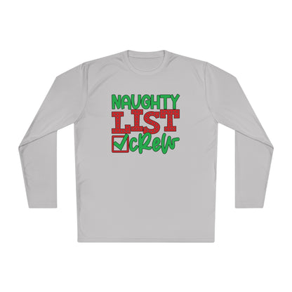 Naughty List Crew Adult Long Sleeve Tee