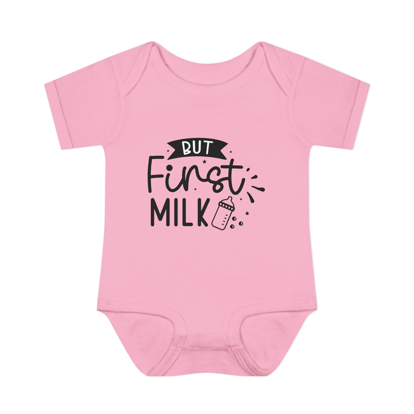 But First Milk Infant Baby Rib Bodysuit