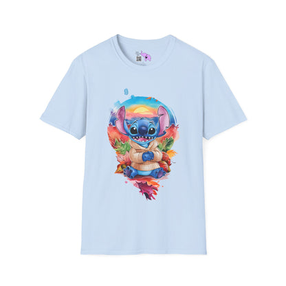 Sunset Stitch Adult T-shirt