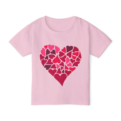 Hearts Within A Heart Heavy Cotton™ Toddler T-shirt