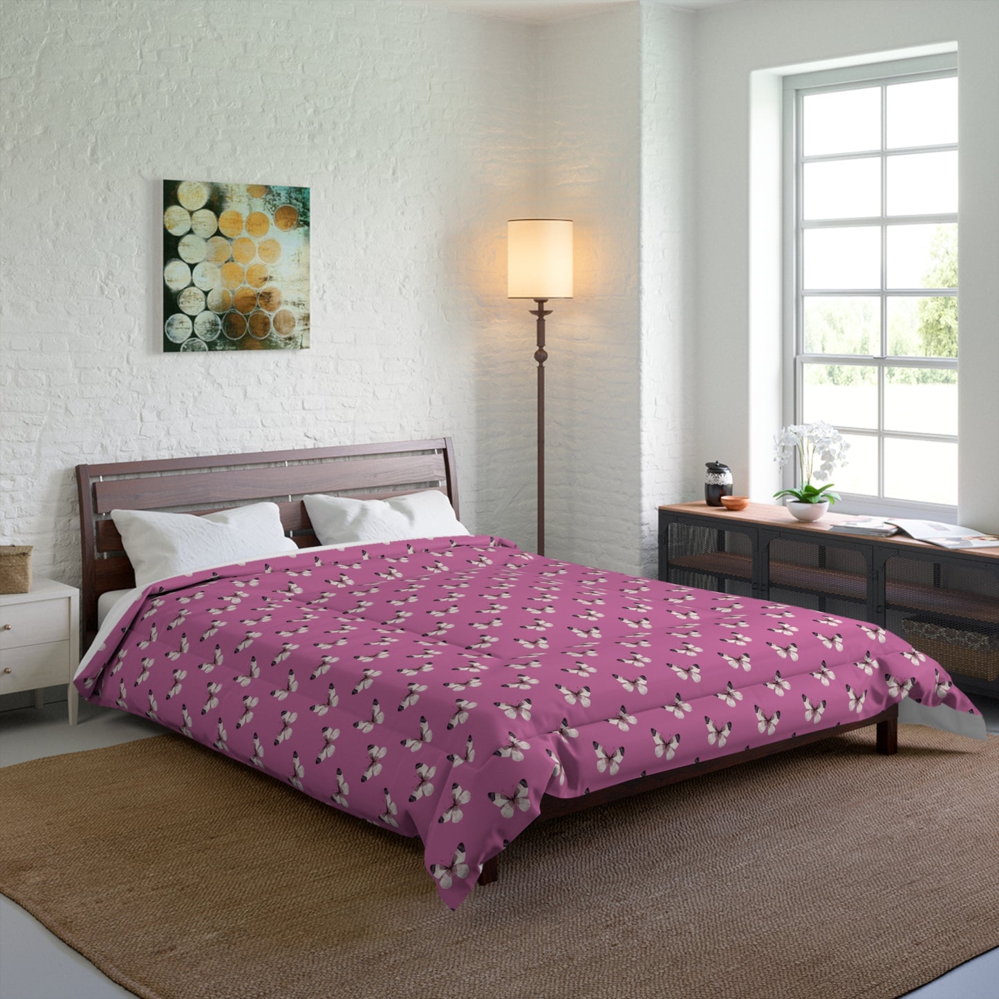 Blush Flutter Comforter