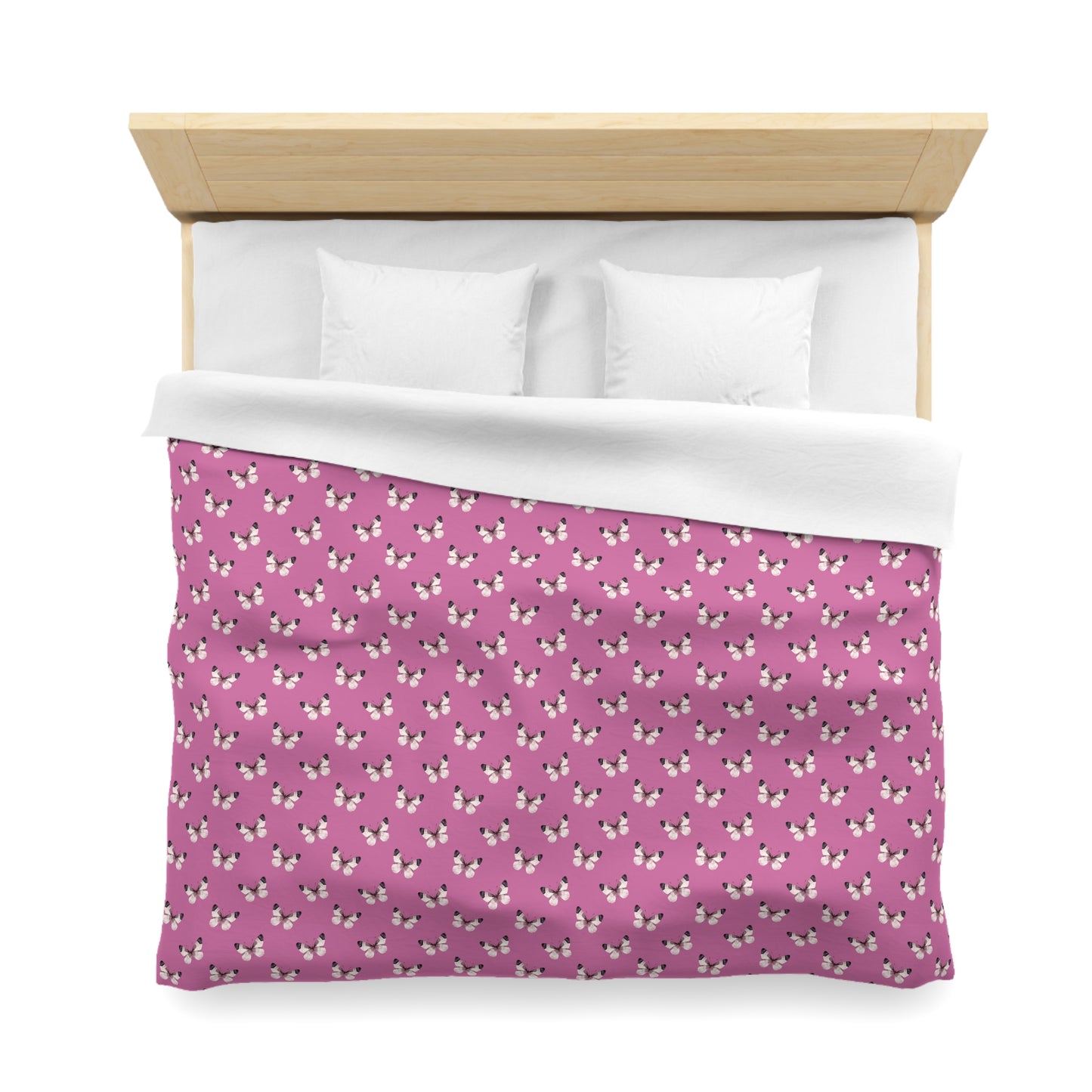 Blush Flutter Microfiber Duvet Cover