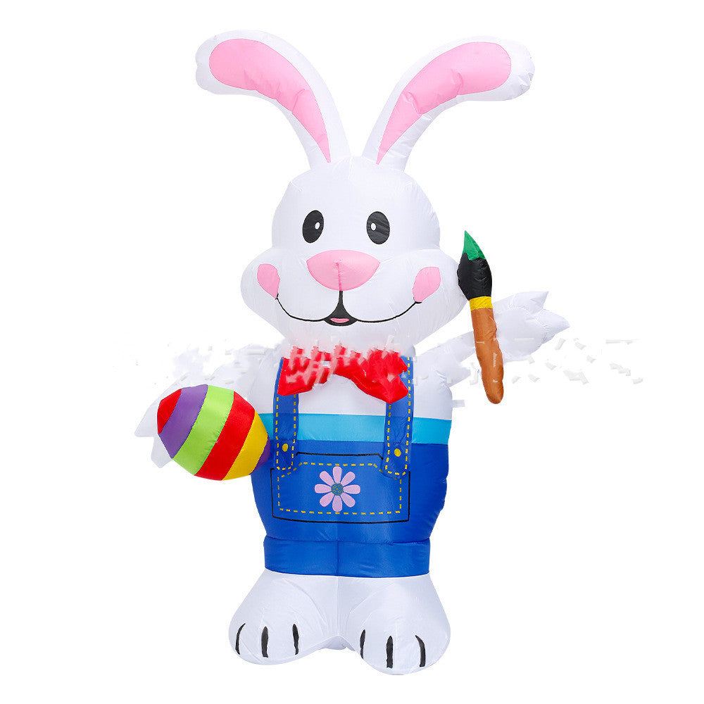 Easter Bunny Inflatables with LED Lights