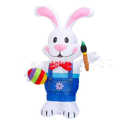 Easter Bunny Inflatables with LED Lights