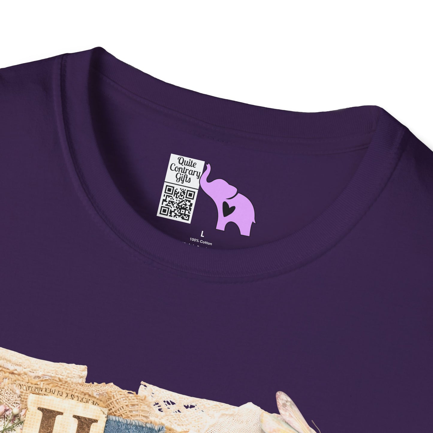 He Is Risen (Lace Collage) Adult T-shirt