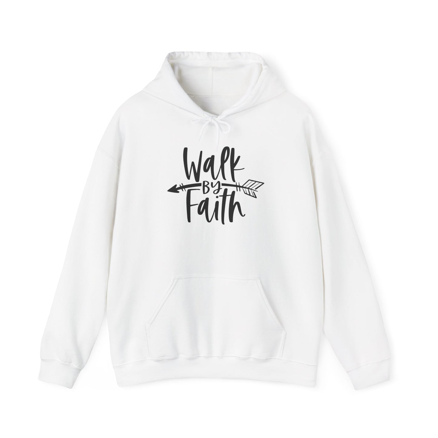 Walk By Faith Heavy Blend™ Hooded Sweatshirt