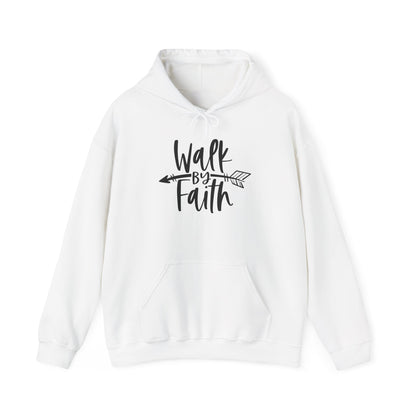 Walk By Faith Heavy Blend™ Hooded Sweatshirt