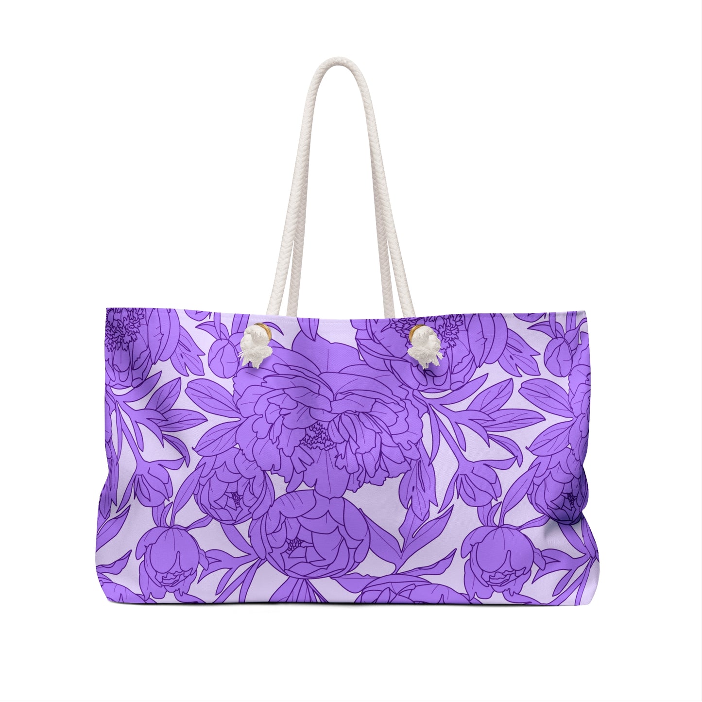 Lavender Peony Symphony Weekender Bag