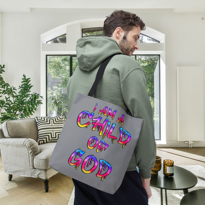 I Am A Child of God Canvas Tote Bag