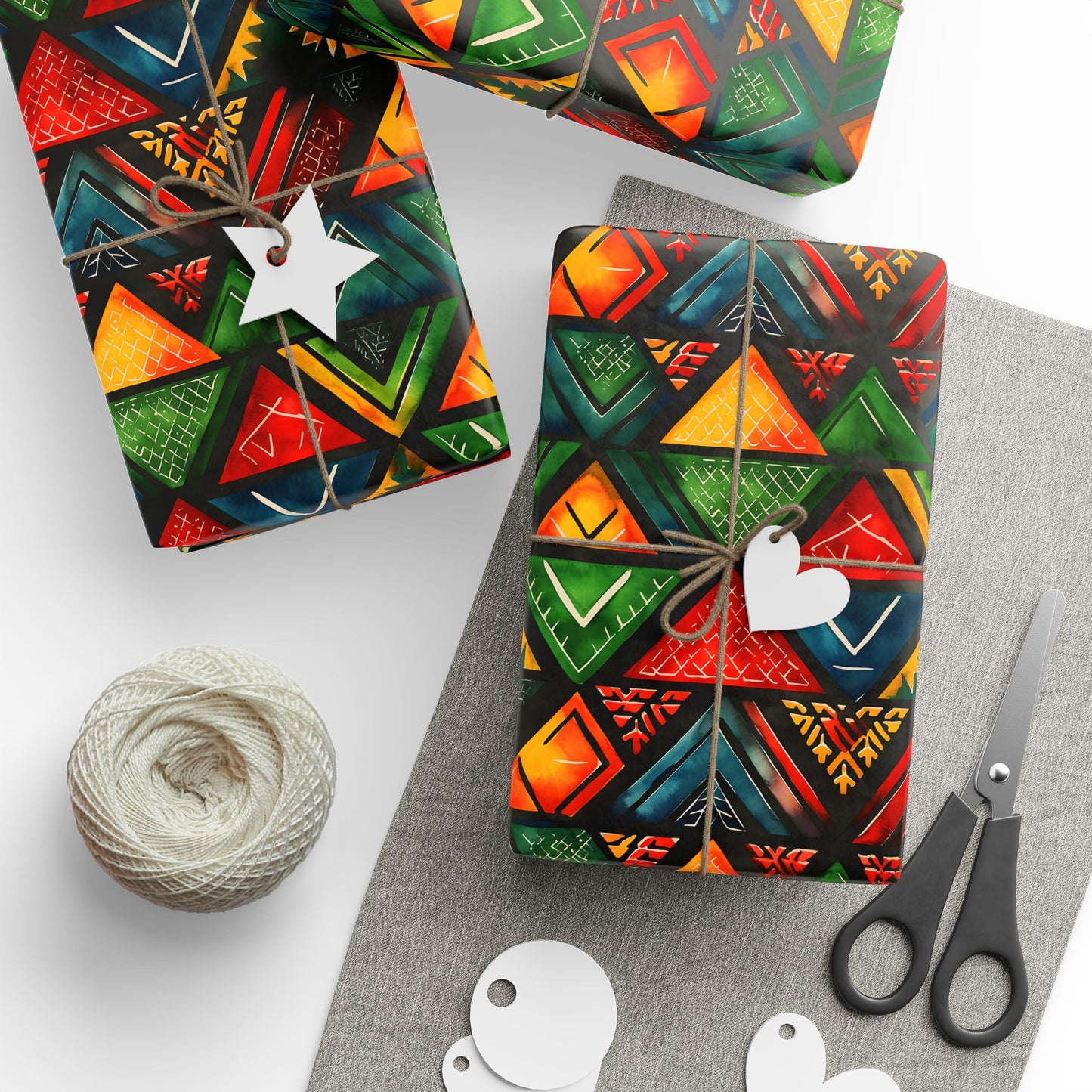 Ancestor Echo Kwanzaa Wrapping Paper