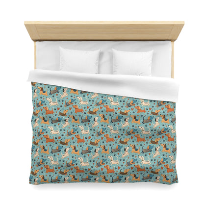 Dapper Doggies Microfiber Duvet Cover