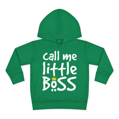 Call Me Little Boss Toddler Hoodie