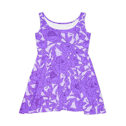 Lavender Peony Symphony Women's Skater Dress