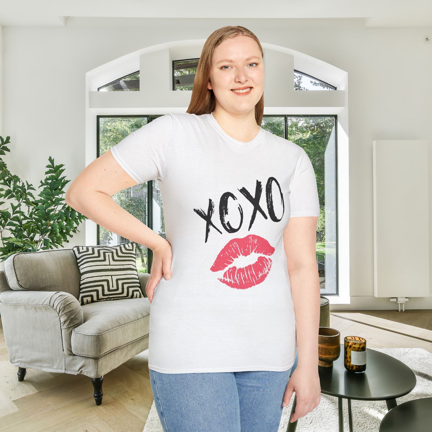 XOXO Lips Adult Unisex Tshirt