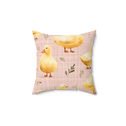 Ducky Daydream Throw Pillow
