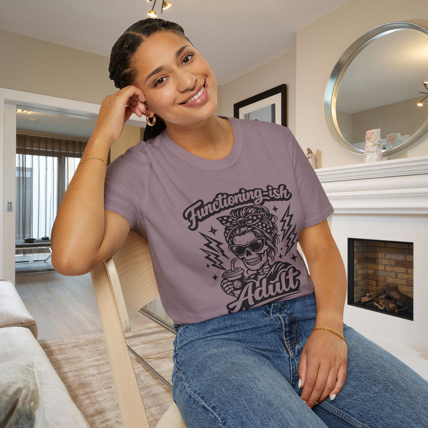 Functioning-Ish Adult Adult T-shirt