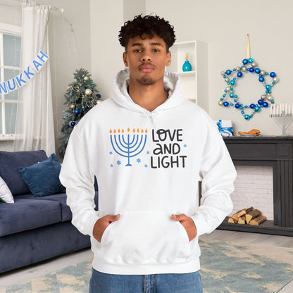 Hanukkah Love & Light Heavy Blend™ Hooded Sweatshirt