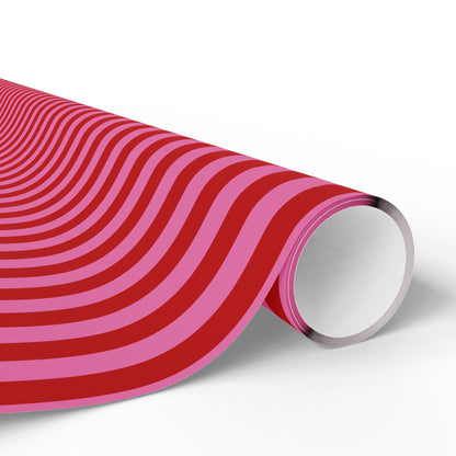 Be Mine Stripes Wrapping Paper