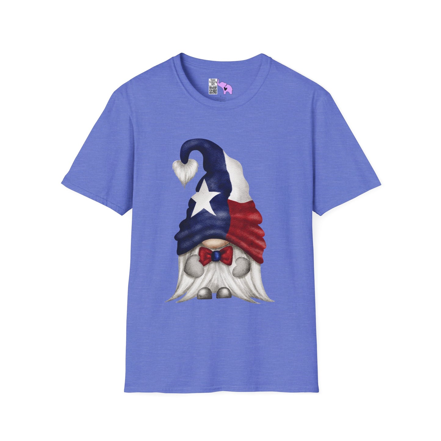 Texas Bowtie Gnome Adult T-shirt