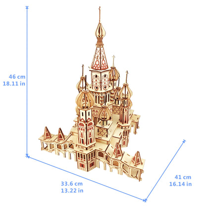 St. Basil's Cathedral DIY 3D Puzzle