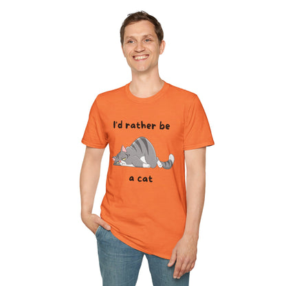 I'd Rather Be a Cat T-shirt