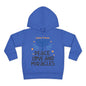 Hanukkah Peace Love & Miracles 1 Toddler Pullover Fleece Hoodie