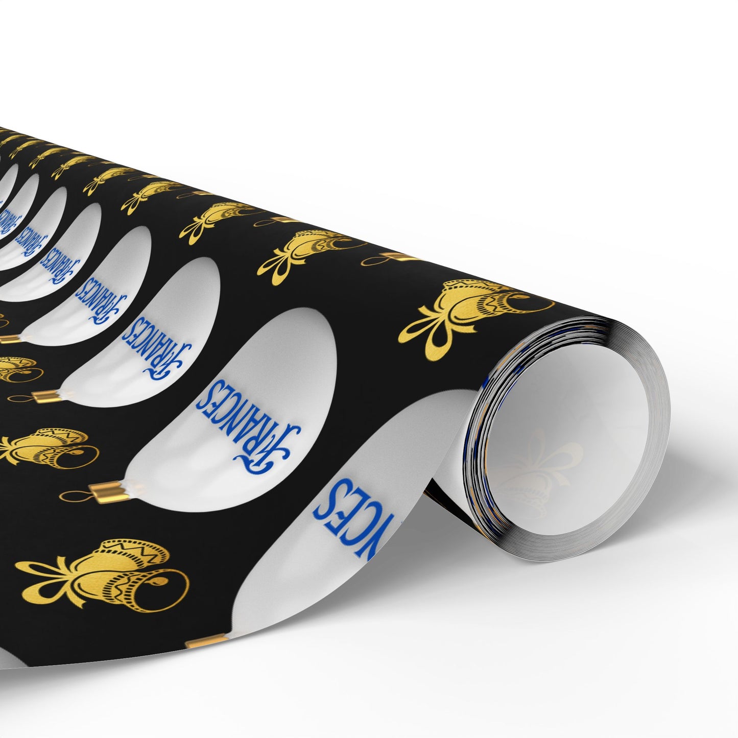 Winter Glam Custom Wrapping Paper (Frances)