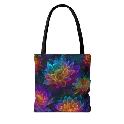 Luminous Lotus Canvas Tote Bag