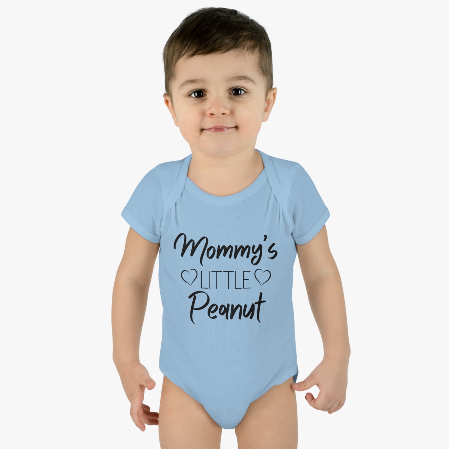 Mommy's Little Peanut Infant Baby Rib Bodysuit