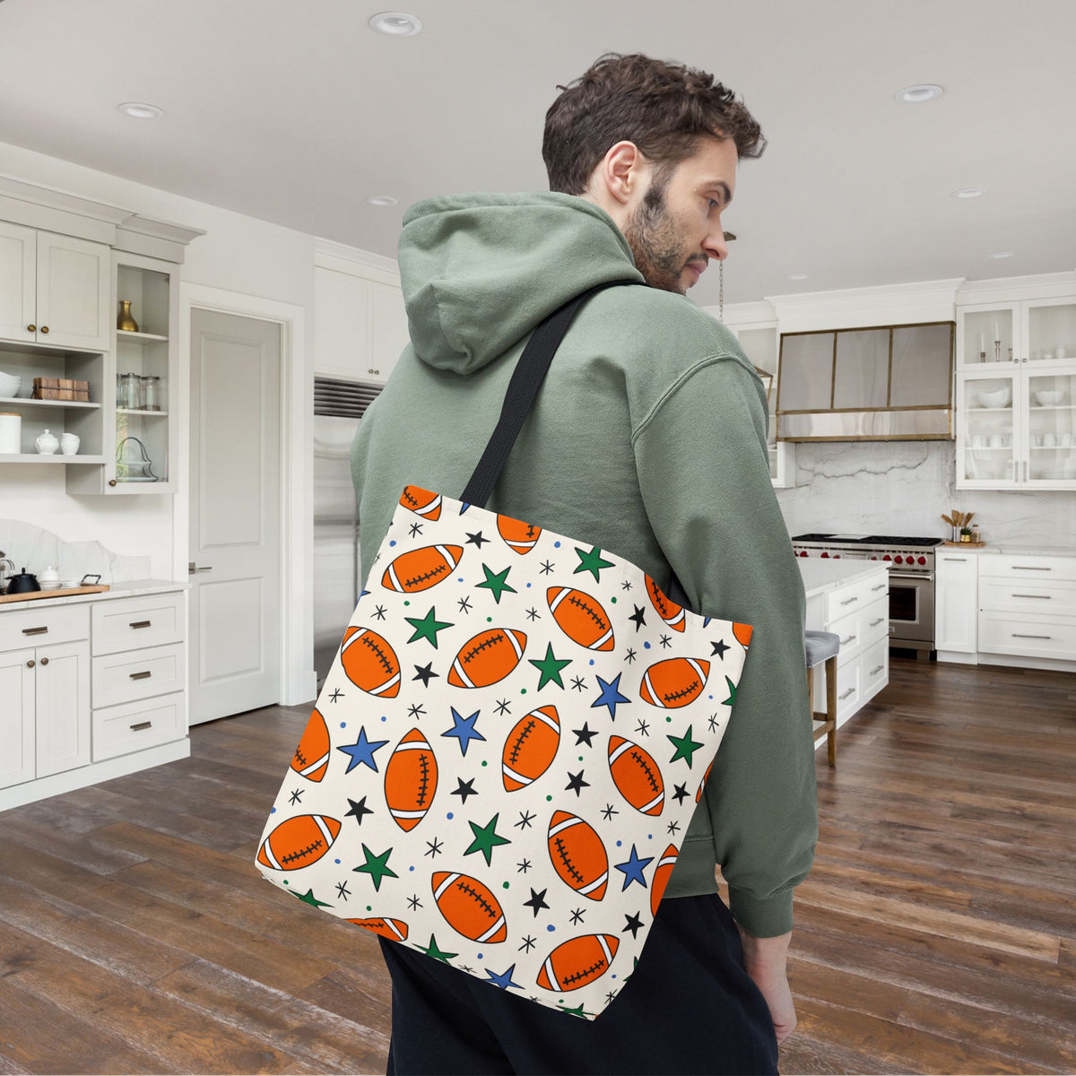 Touchdown Stars Canvas Tote Bag