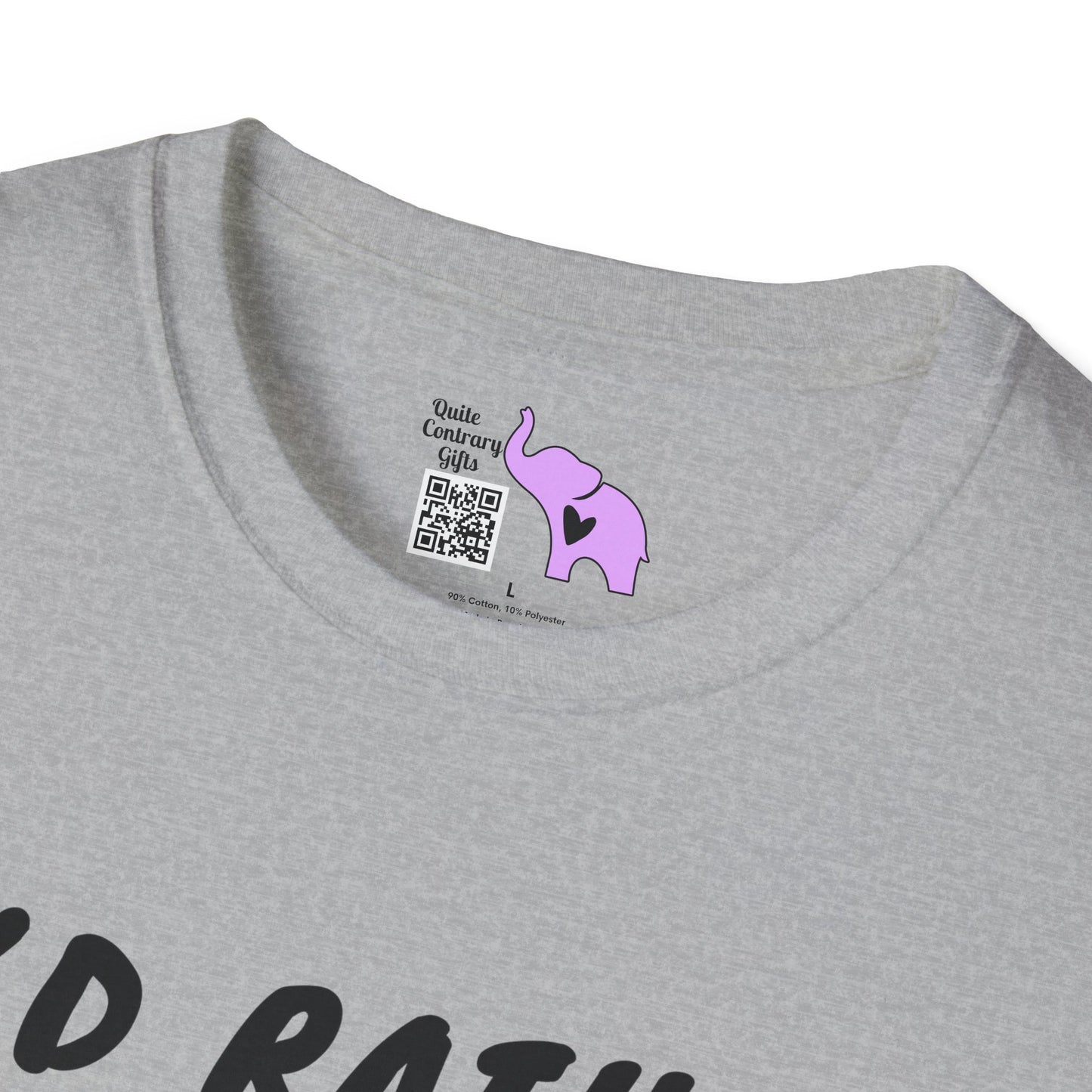 I'd Rather Be Fishing Adult T-shirt