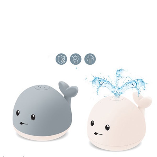 Floating LED Whale Bath Sprinkler Toy