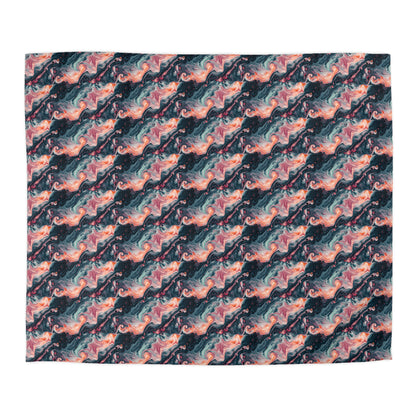 Pink Venom Marble Microfiber Duvet Cover