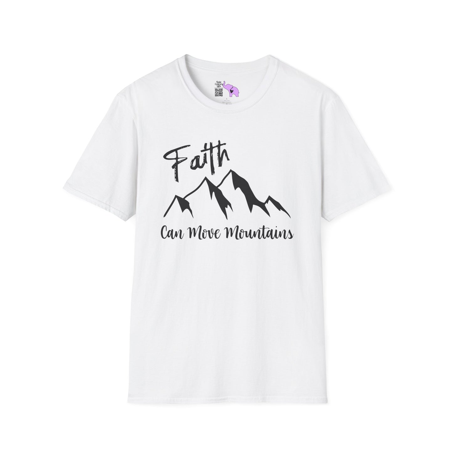 Faith Can Move Mountains Adult T-shirt