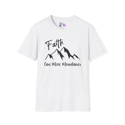 Faith Can Move Mountains Adult T-shirt