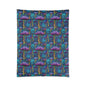 Trippy Purple Mushroom Comforter