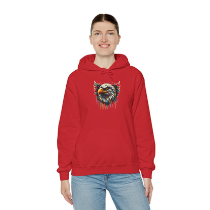 Colorful Bald Eagle Heavy Blend™ Hooded Sweatshirt