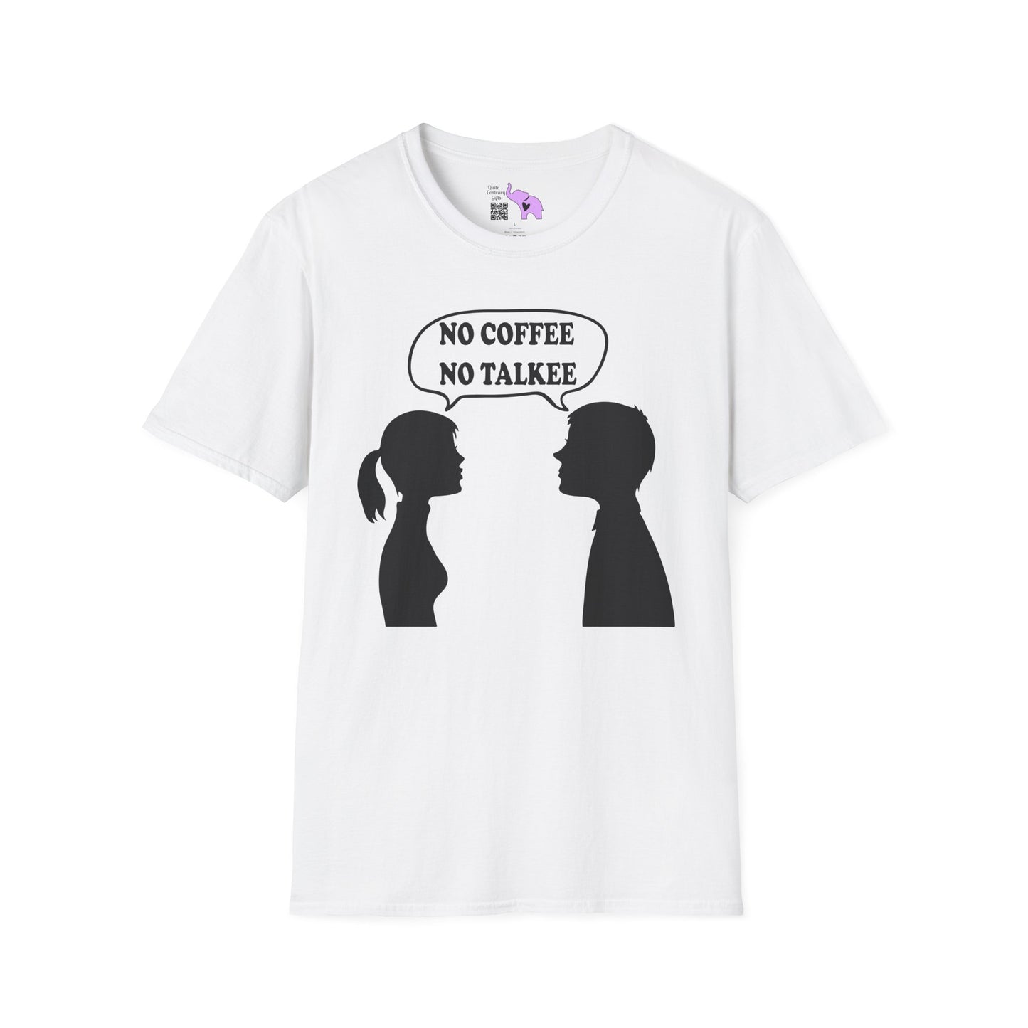 No Coffee No Talkee Adult T-shirt