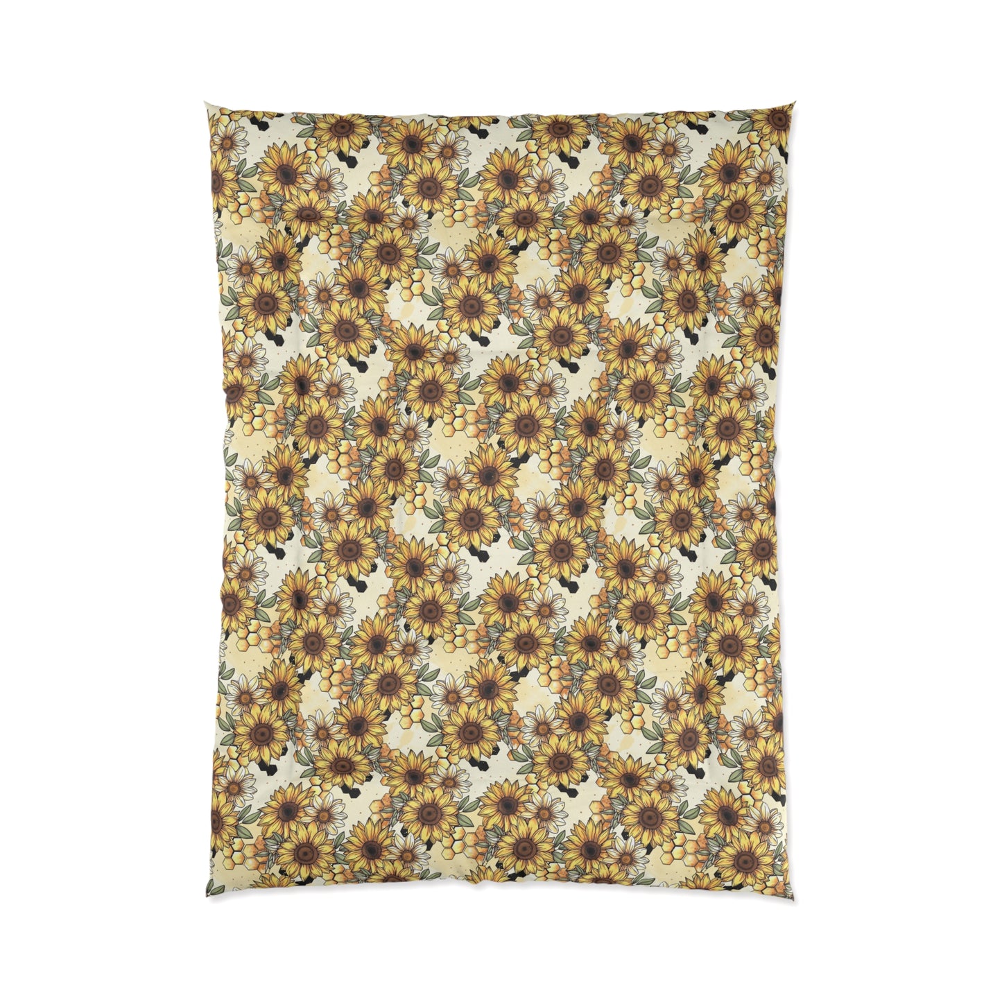 Honeycomb & Sunflowers Comforter