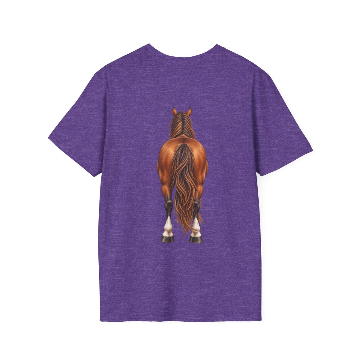 ""Front to Back Horse Lover Adult T-shirt