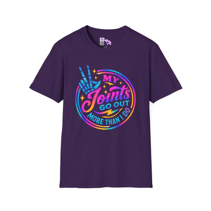 My Joints Go Out More Than Me Adult T-shirt