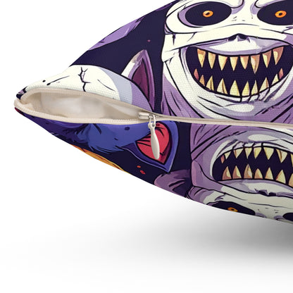 Monster Mash Up Throw Pillow