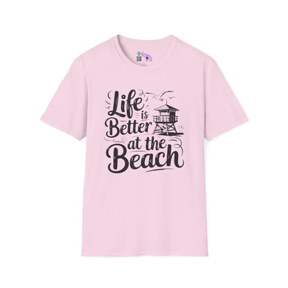 Life is Better At The Beach Adult T-shirt