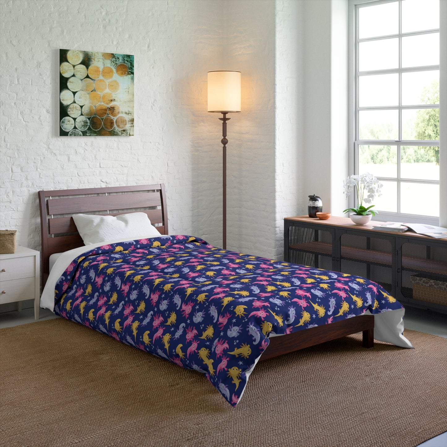 Axolotl Lagoon Comforter