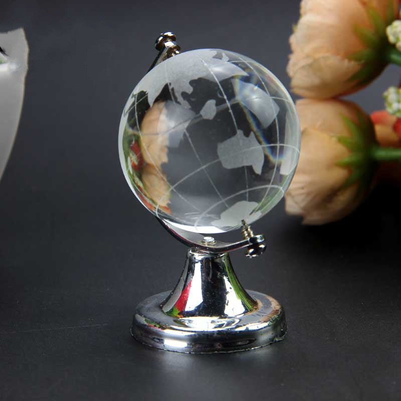 Crystal Earth Globe