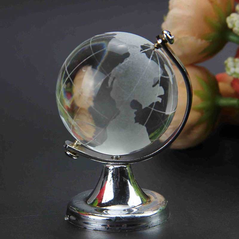 Crystal Earth Globe